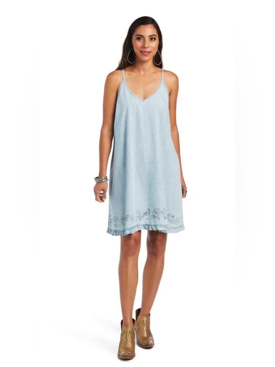 Ariat Dresses & Skirts - Ariat Women’s Western Aloha Light Denim Dress